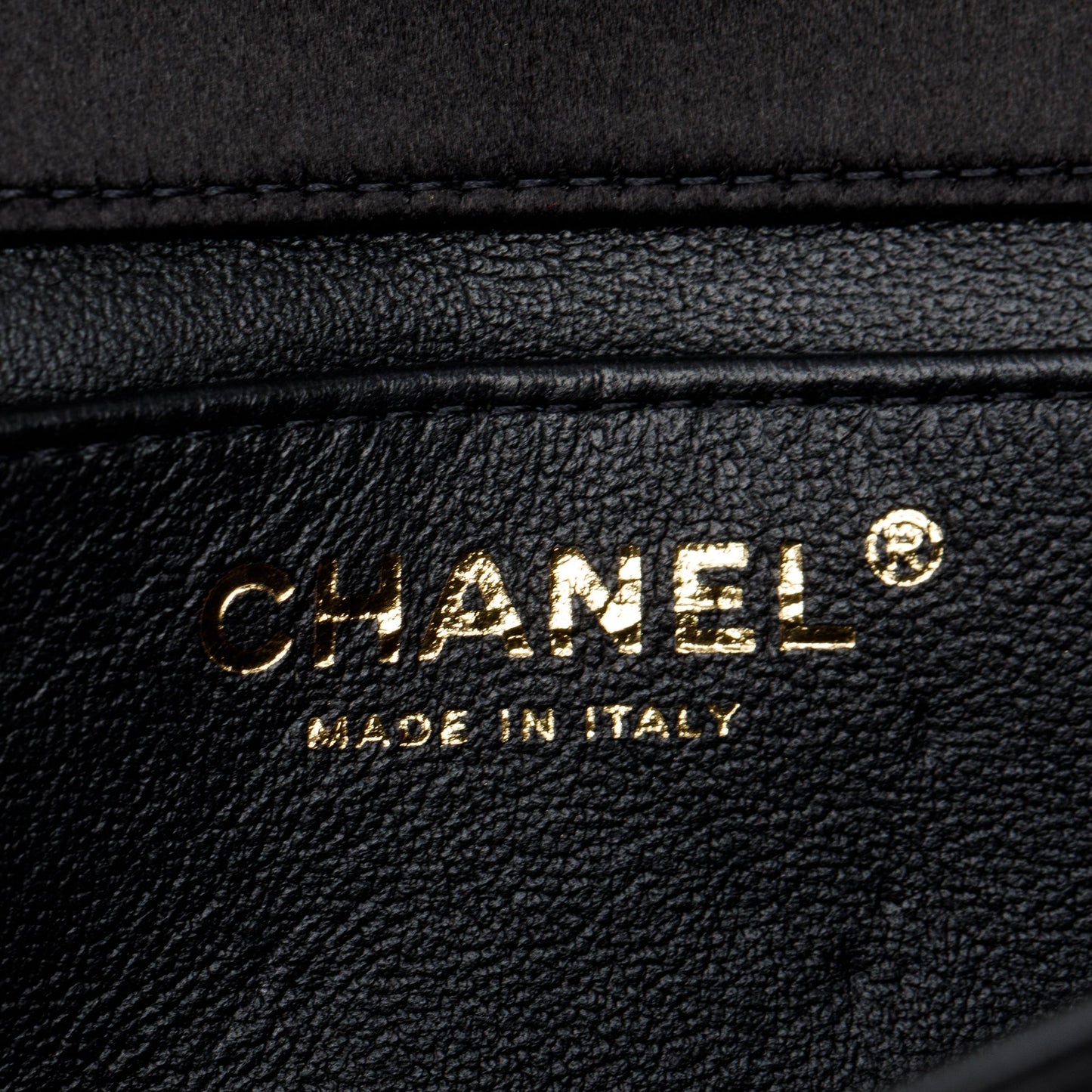 Chanel 2023 Black Quilted Satin Bow Clutch Crossbody