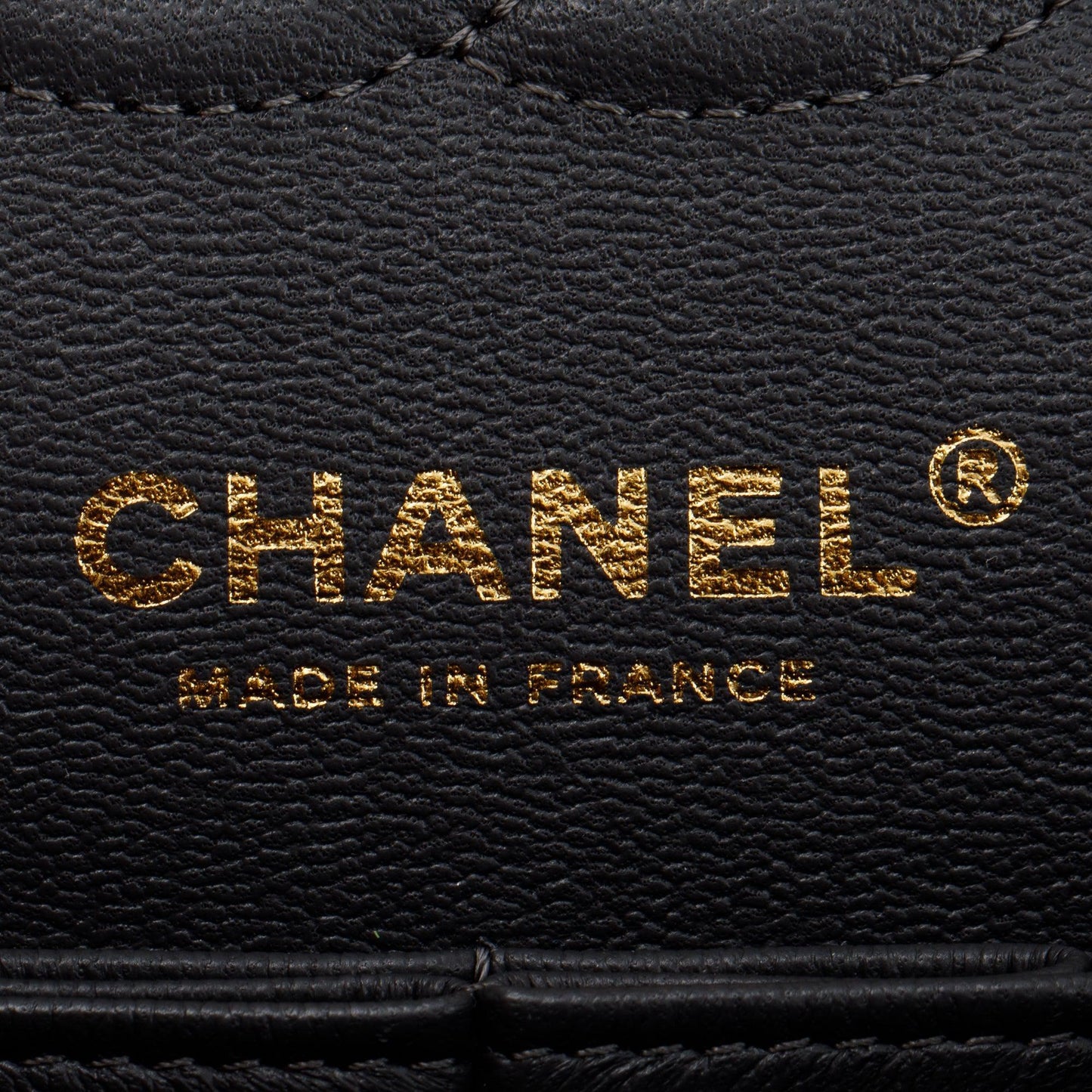 Chanel 2023 Grey Caviar Small Classic Double Flap Bag