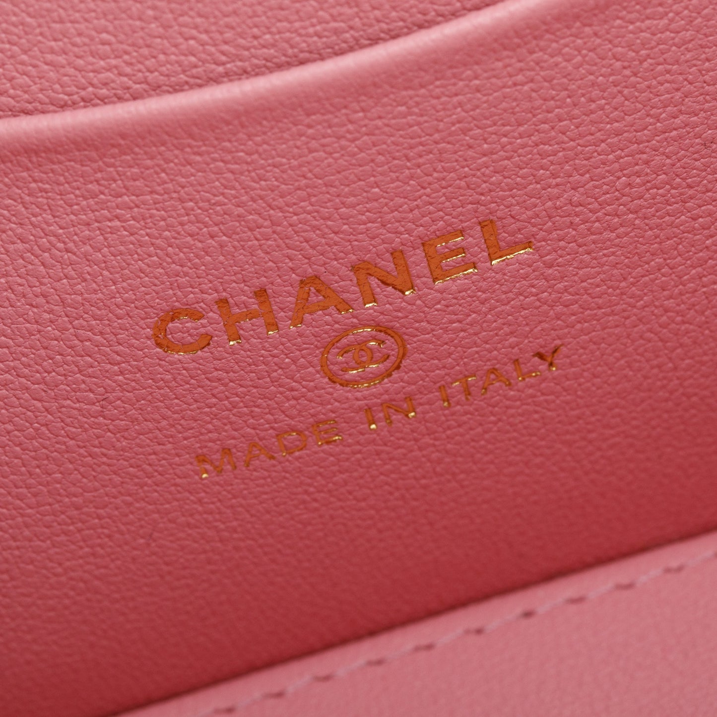 Chanel 2023 Pink Quilted Lambskin Leather Small Pick Me Up Vanity Case