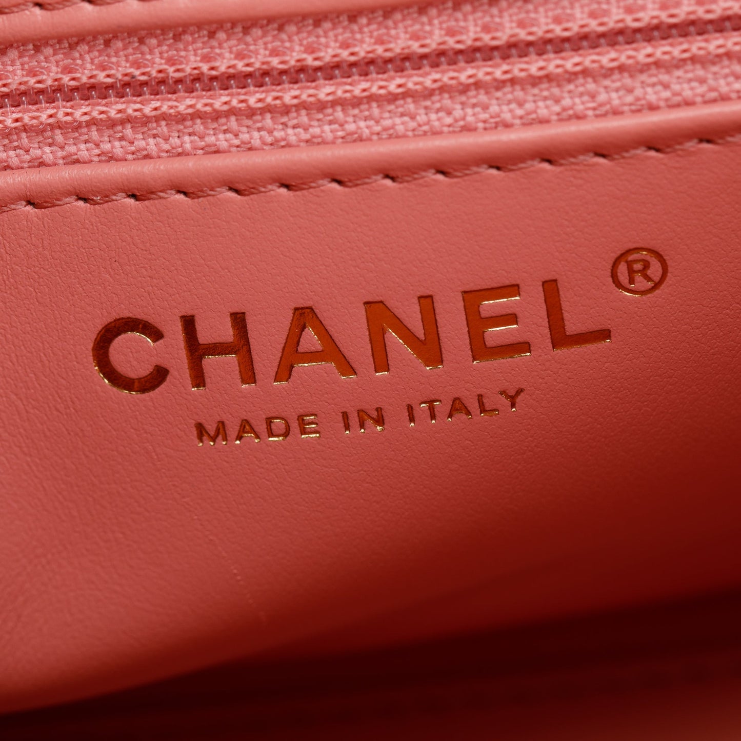 Chanel 2023 Pink Shiny Aged Calfskin Leather Mini Kelly Shopping Bag