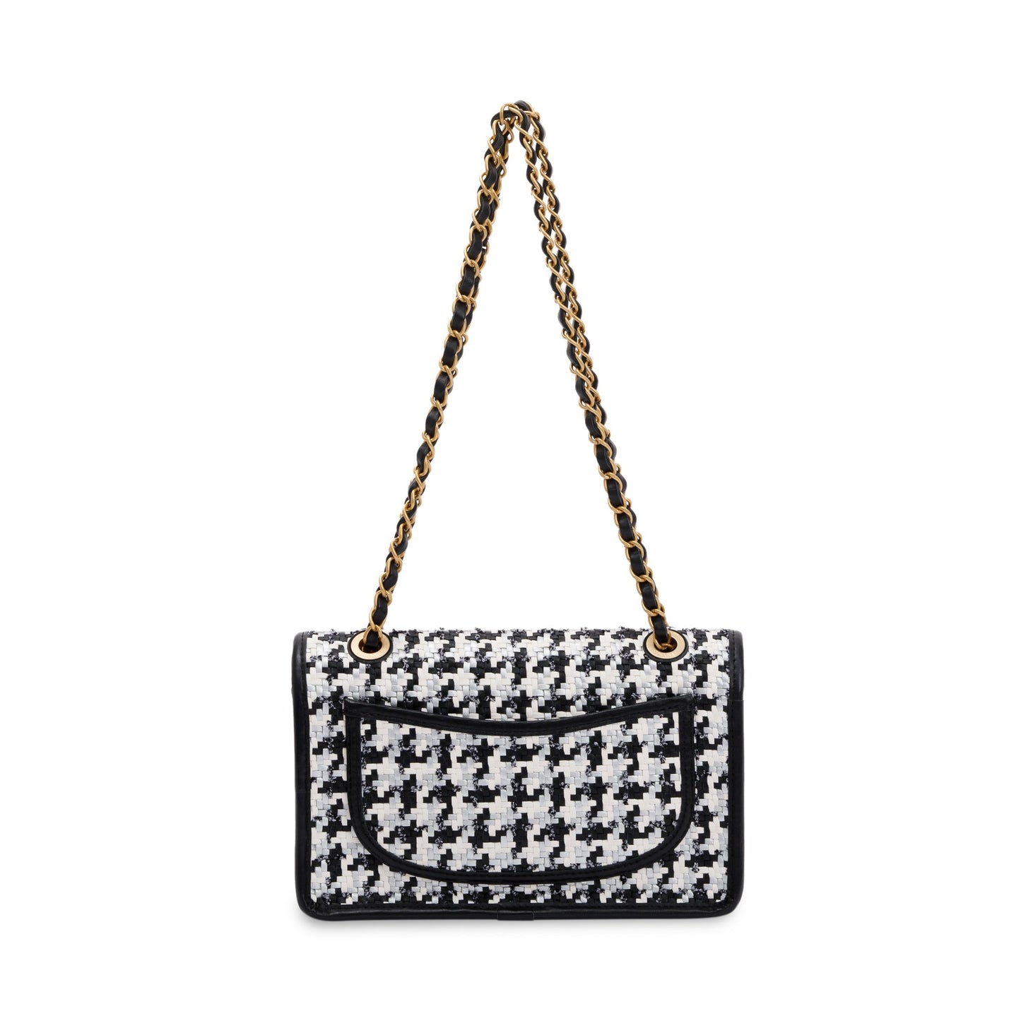 Chanel 2023 Viscose Woven Medium Flap Bag