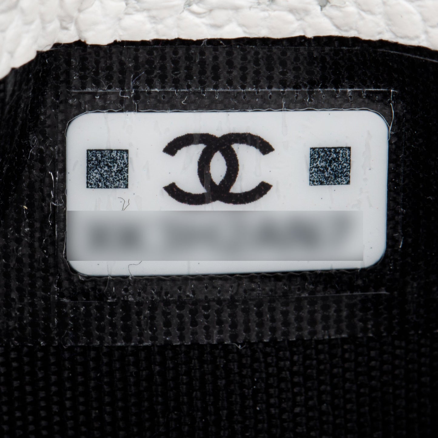 Chanel 2023 White Caviar Leather Classic Card Holder