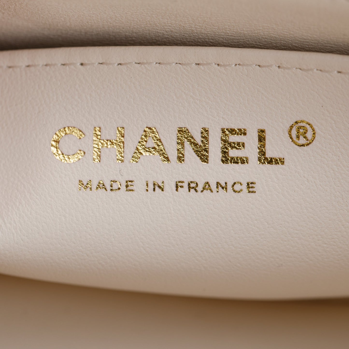 Chanel 2023 White Square Quilted Lambskin Resin Crystal Monacoco Mini Square Flap Bag