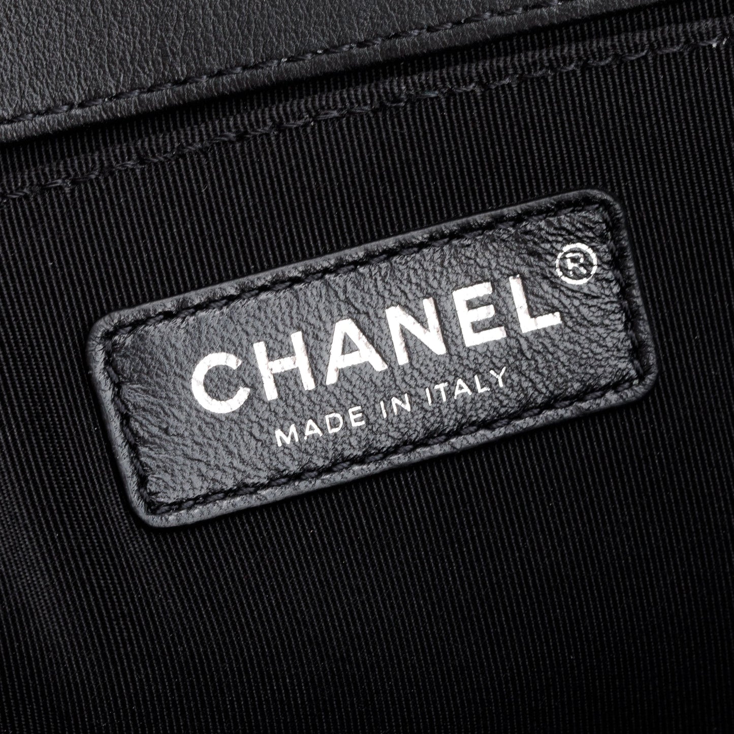 Chanel 2024 Black Lambskin Medium Boy Bag
