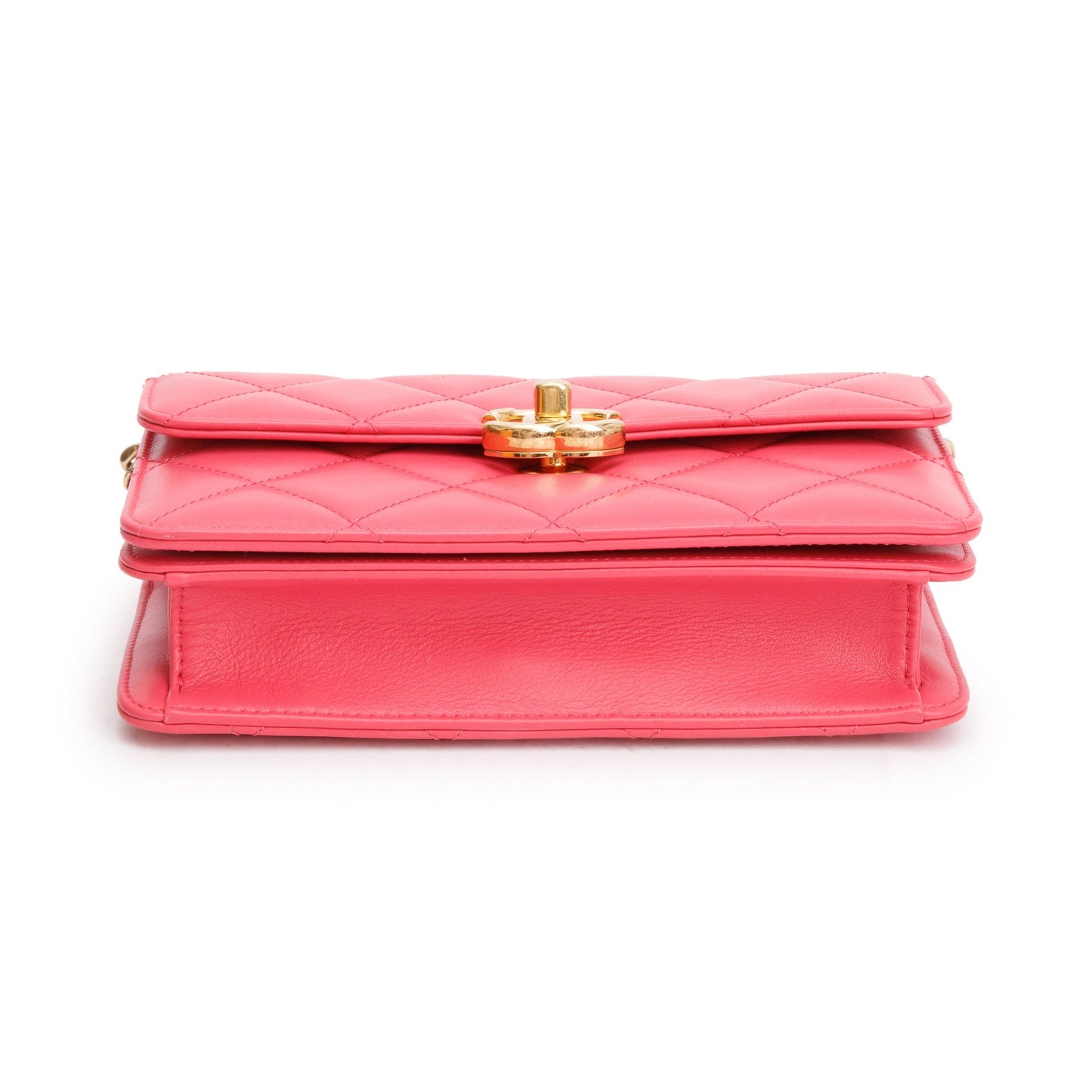Chanel 2024 Pink Lambskin Mini Flap Bag