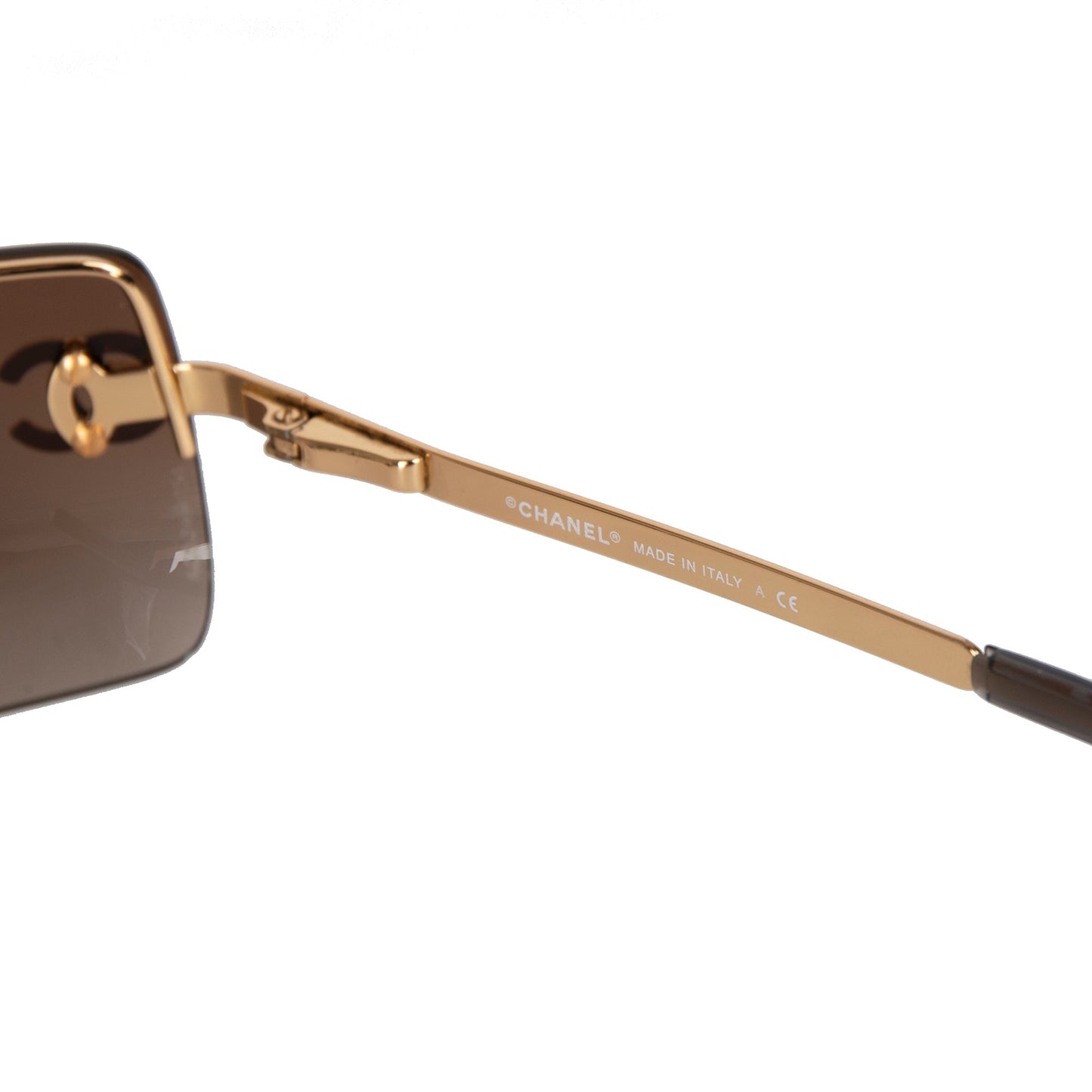 Chanel 4104-B Crystal CC Logo Sunglasses