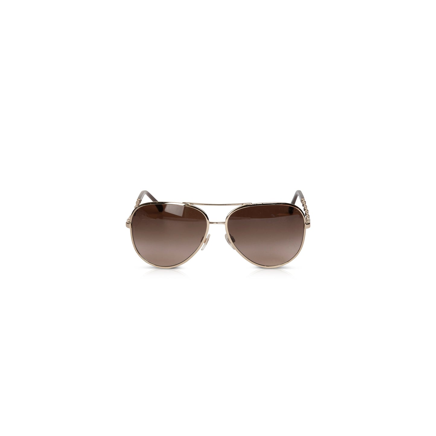 Chanel 4194-Q Chain-Link Aviator Sunglasses