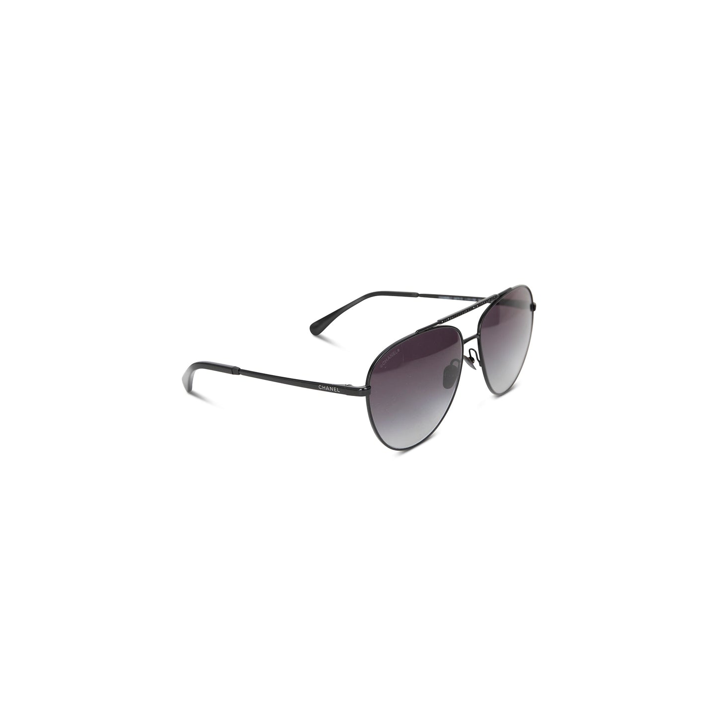 Chanel 4279-B Metal Aviator Sunglasses