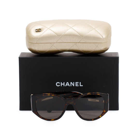 Chanel 5411 CC Logo Chevron Sunglasses