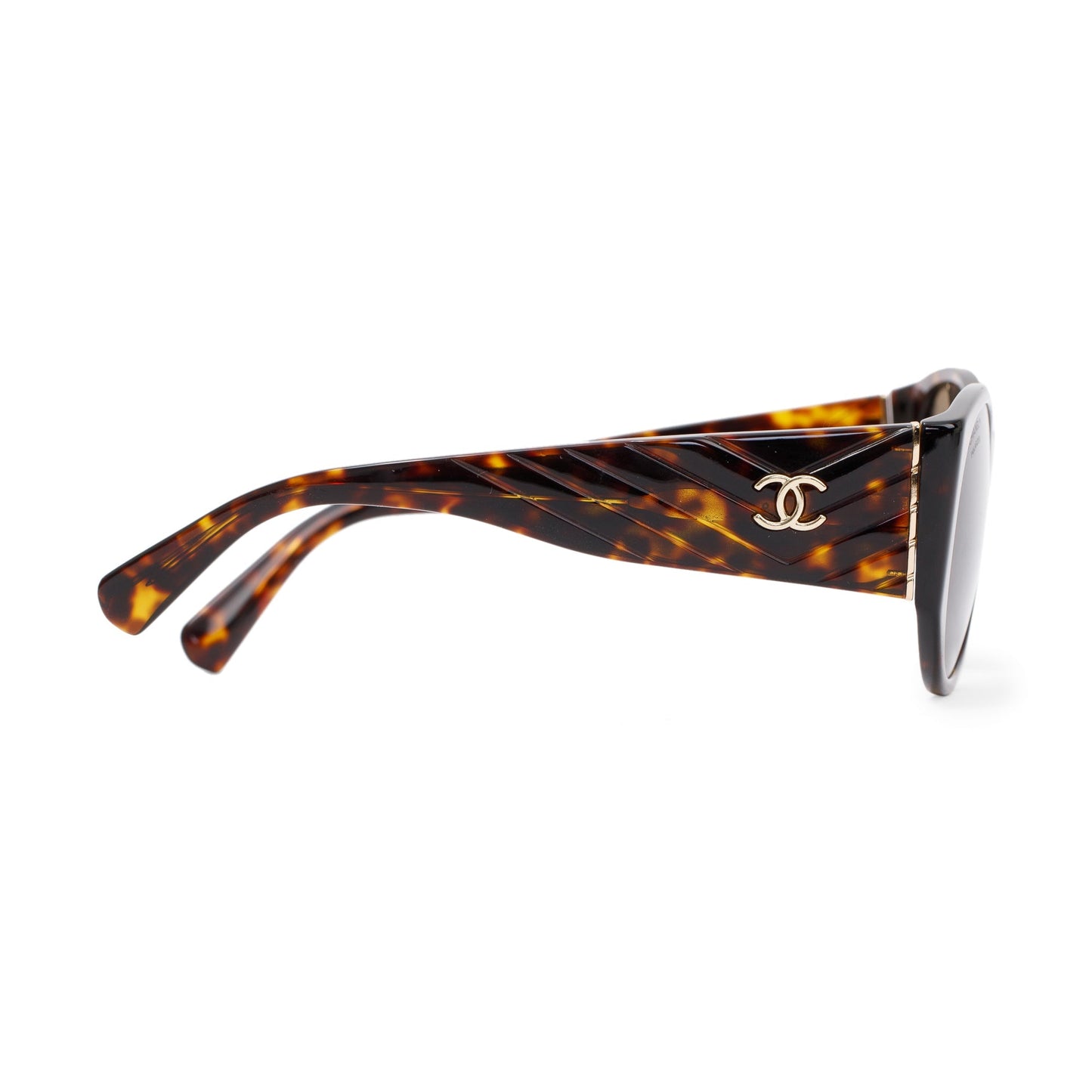 Chanel 5411 CC Logo Chevron Sunglasses