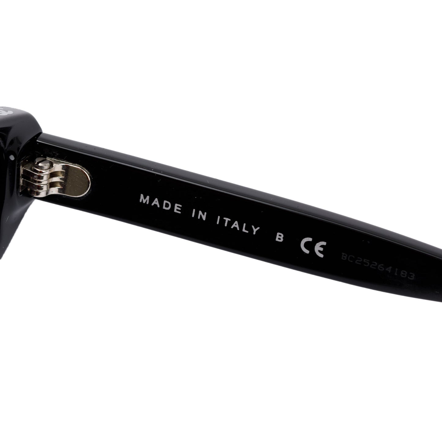 Chanel 5415-A Black Acetate CC Logo Oval Sunglasses