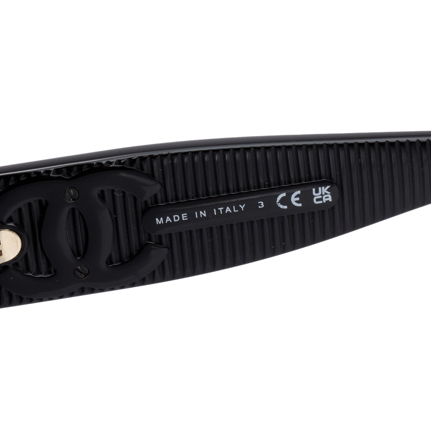 Chanel 5493 Black Acetate CC Logo Rectangle Sunglasses