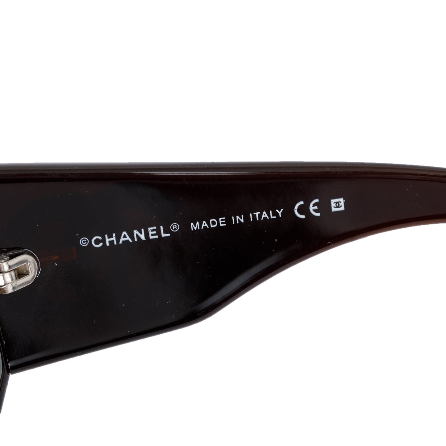 Chanel 6022-O Black Acetate Interlocking CC Logo Square Sunglasses