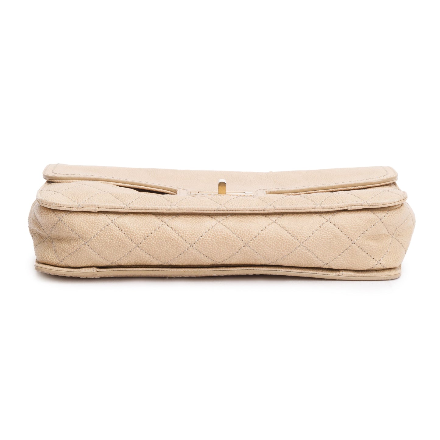 Chanel Beige Caviar Leather 2.55 Reissue Single Flap Bag