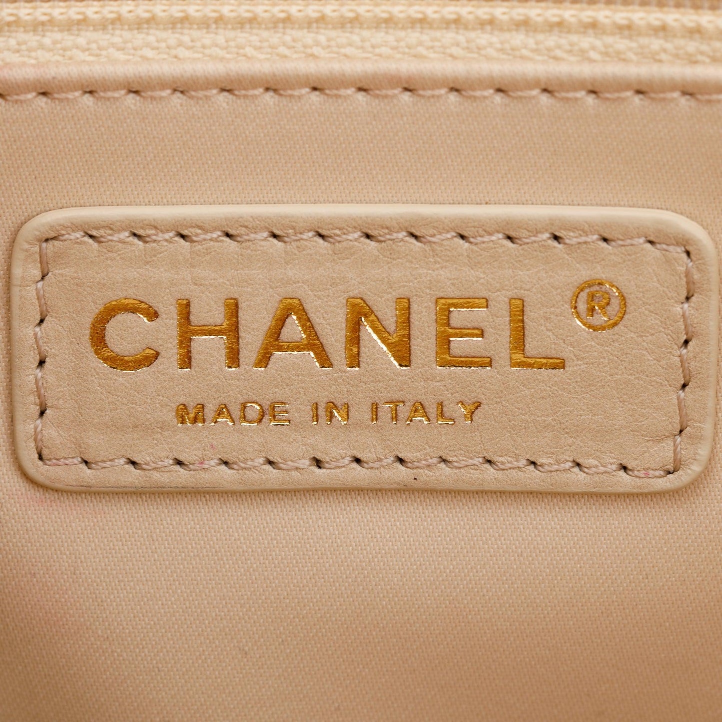 Chanel Beige Caviar Leather Grand Shopping Tote (GST)