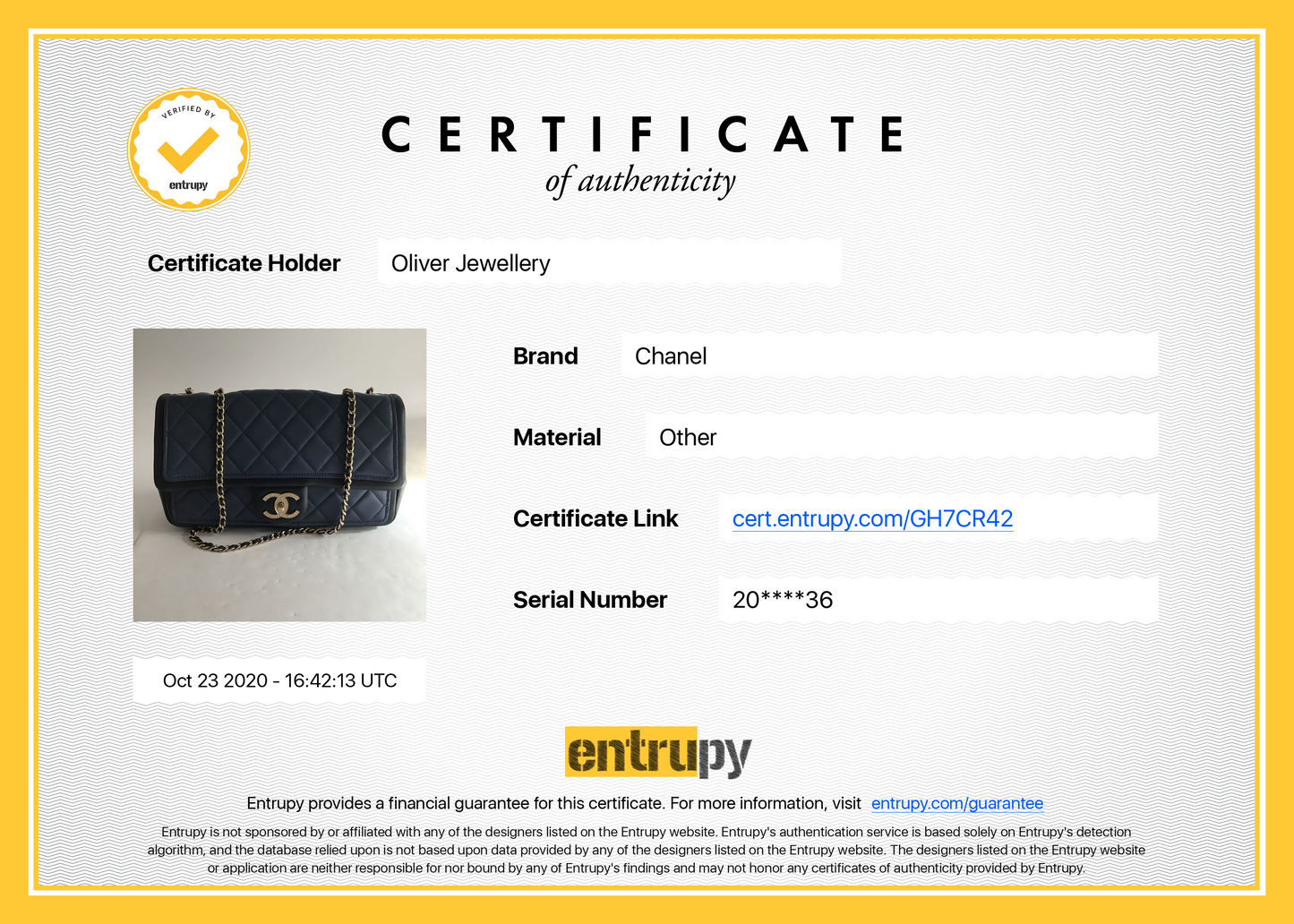 Chanel Bicolor Graphic Medium Flap Bag