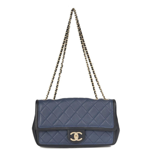 Chanel Bicolor Graphic Medium Flap Bag