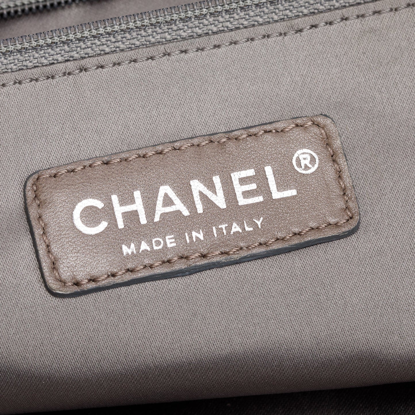 Chanel Black Calfskin/Patent Leather Brooklyn Tote Bag