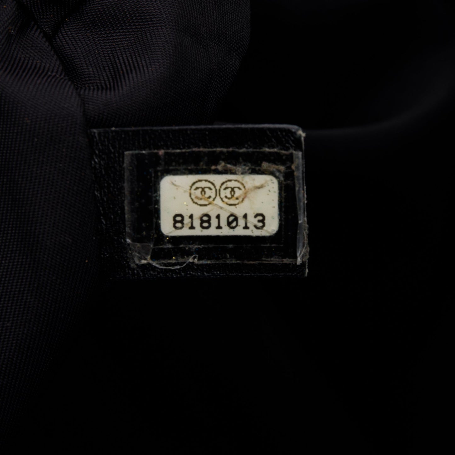 Chanel Black Canvas Travel Ligne Tote