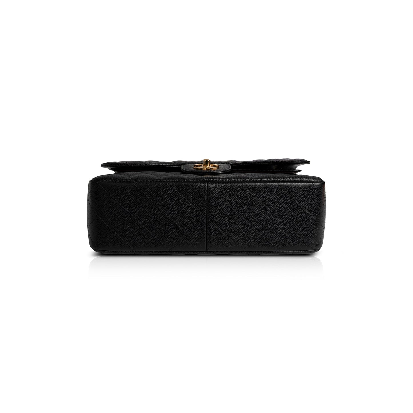 Chanel Black Caviar Classic Jumbo Double Flap Bag