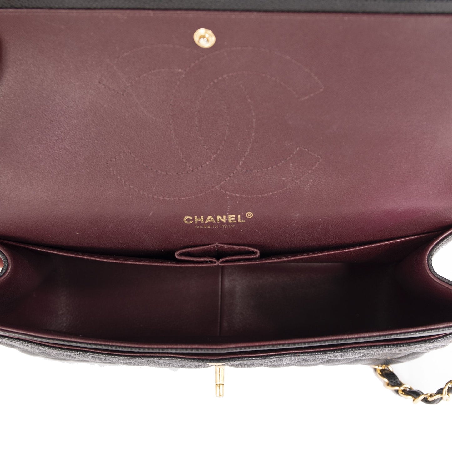 Chanel Black Caviar Classic Jumbo Double Flap Bag