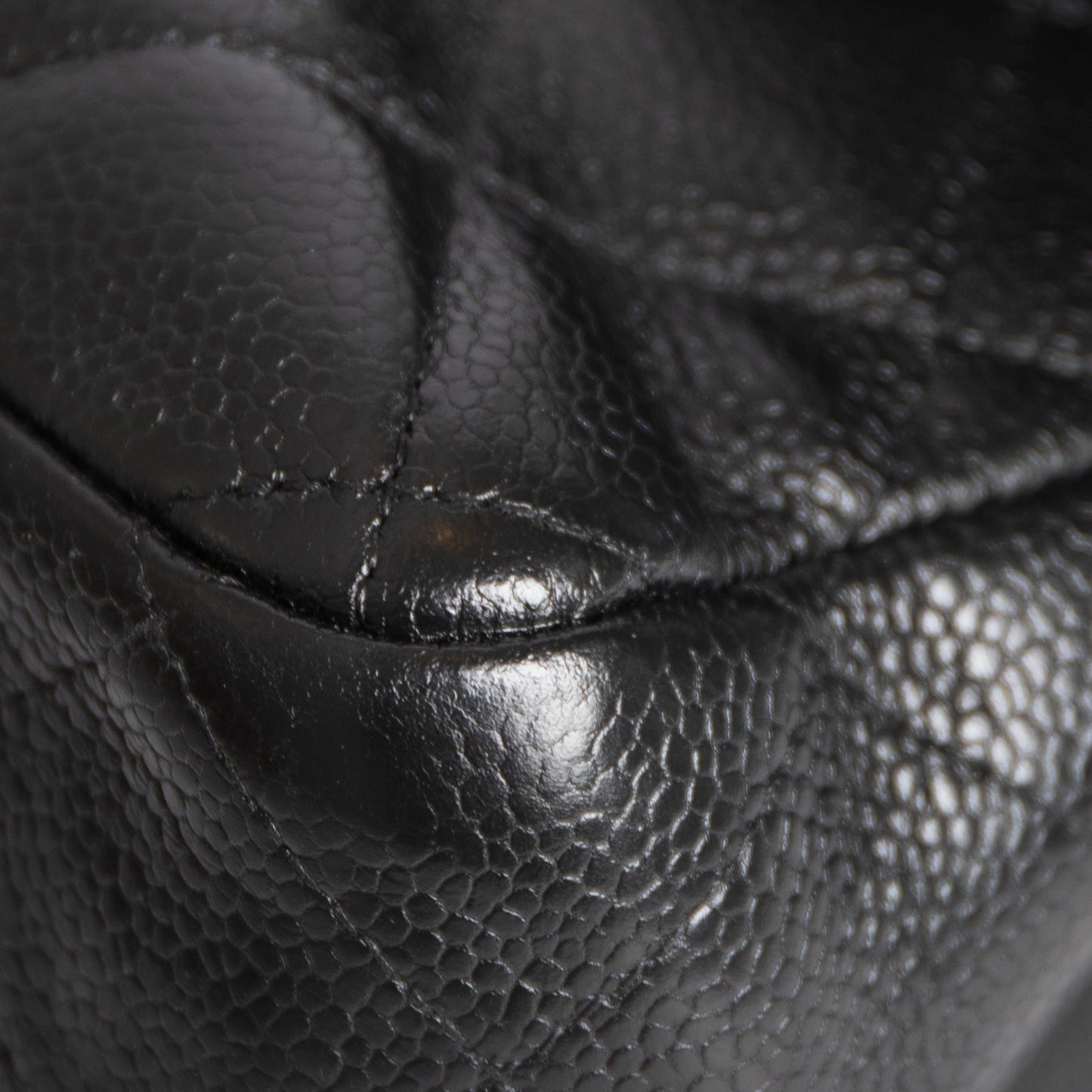 Chanel Black Caviar Classic Jumbo Double Flap Bag