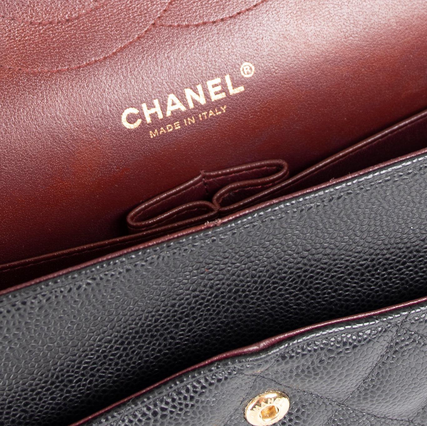 Chanel Black Caviar Classic Jumbo Double Flap Bag