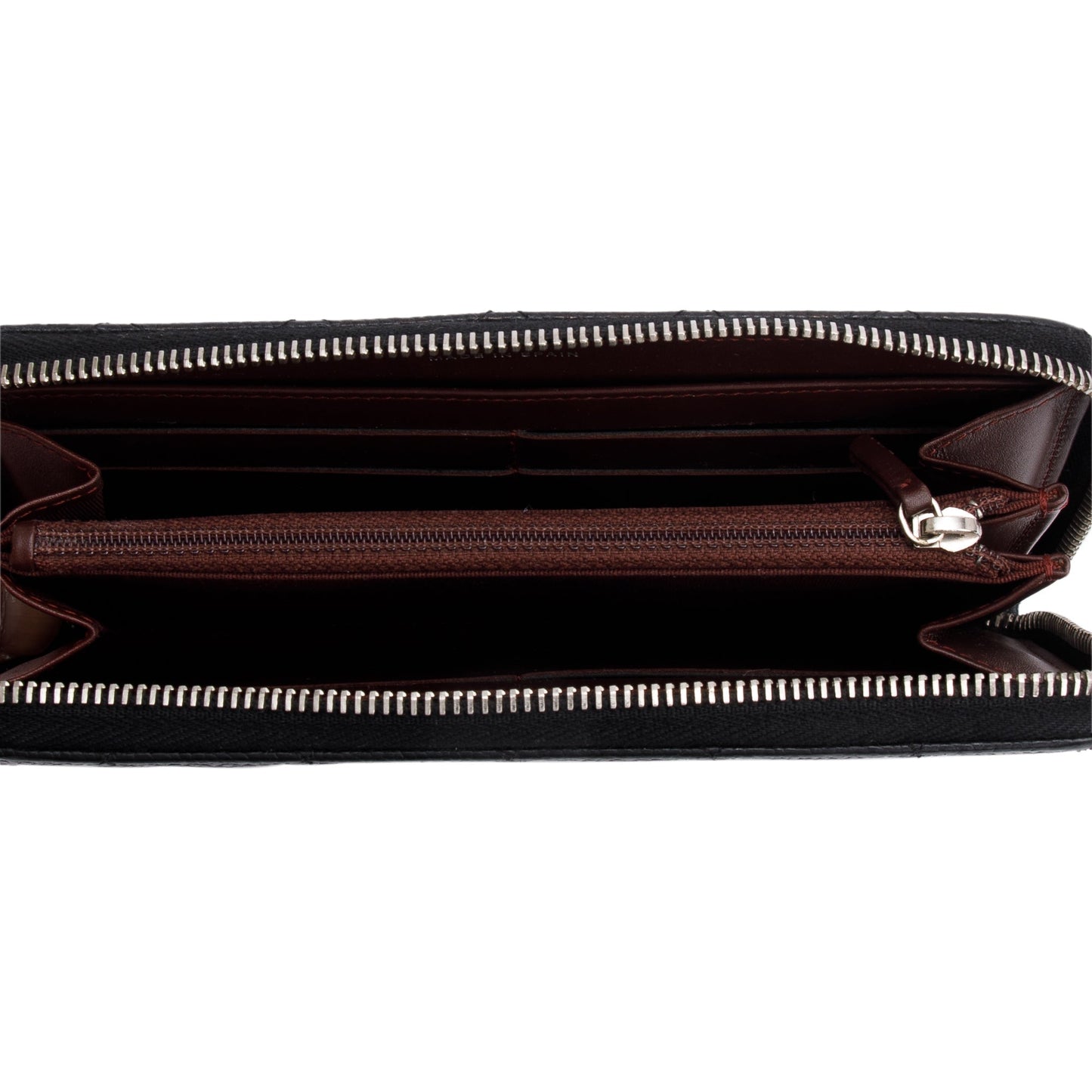 Chanel Black Caviar Classic Large Gusset Zip Around Wallet