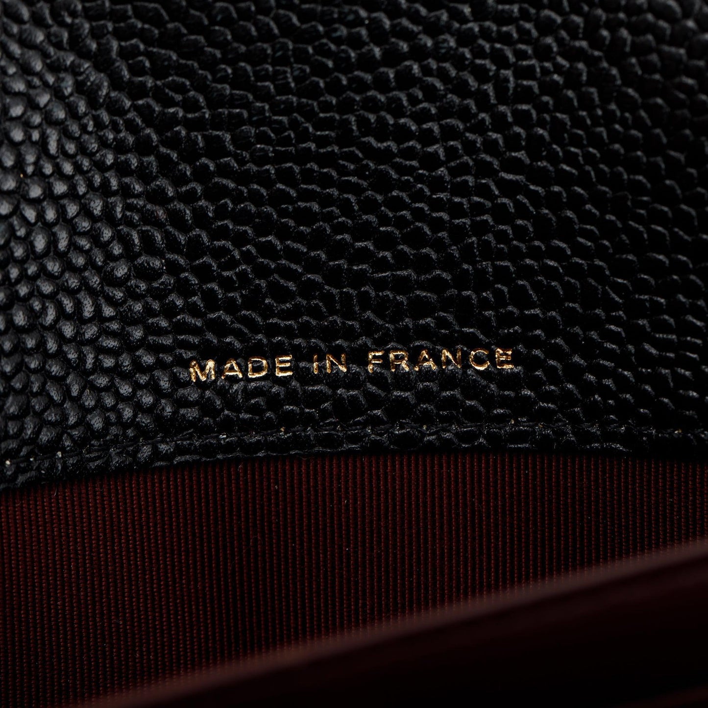 Chanel Black Caviar Classic Long Flap Wallet