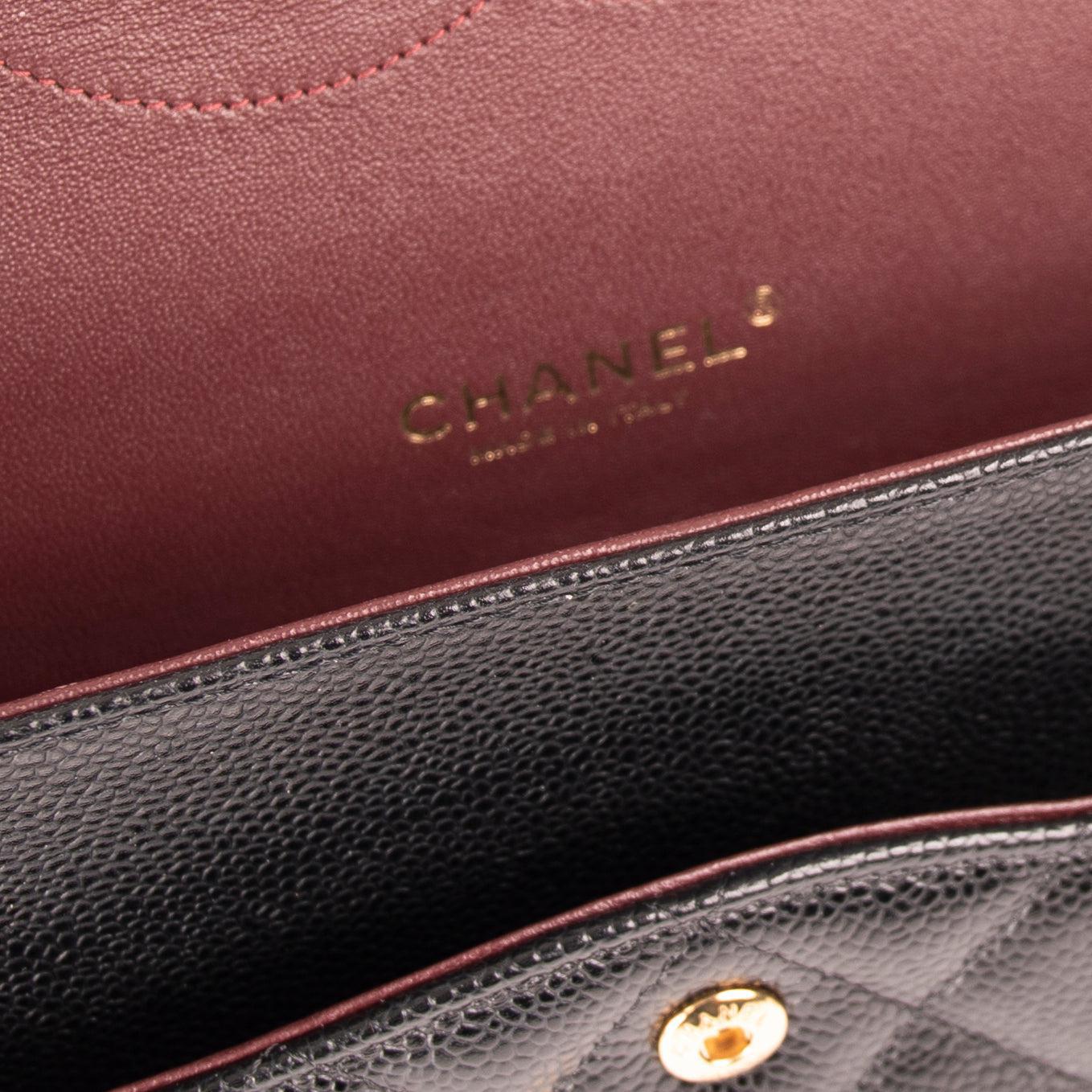 Chanel Black Caviar Classic Maxi Double Flap Bag