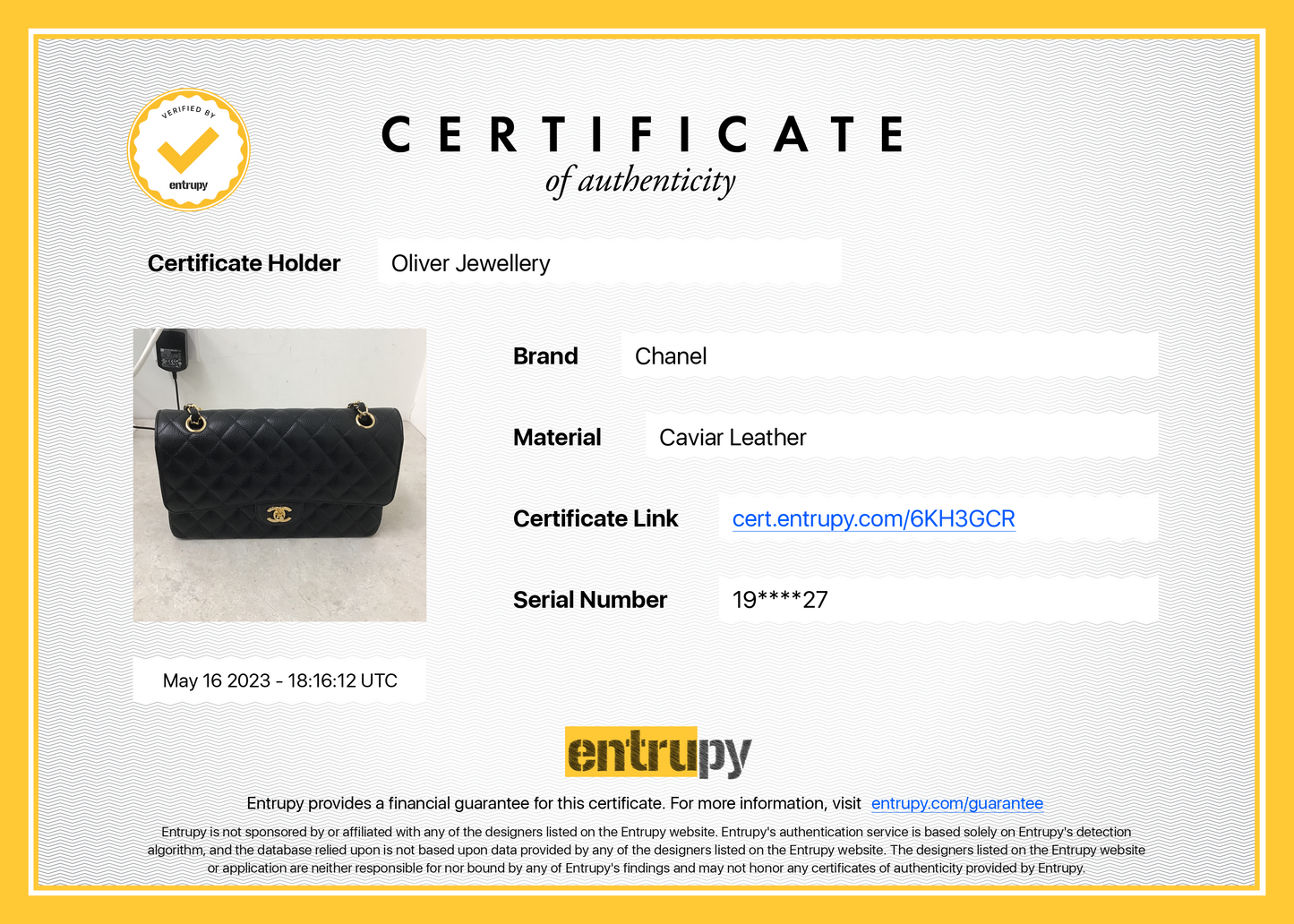 Chanel Black Caviar Classic Medium Double Flap Bag