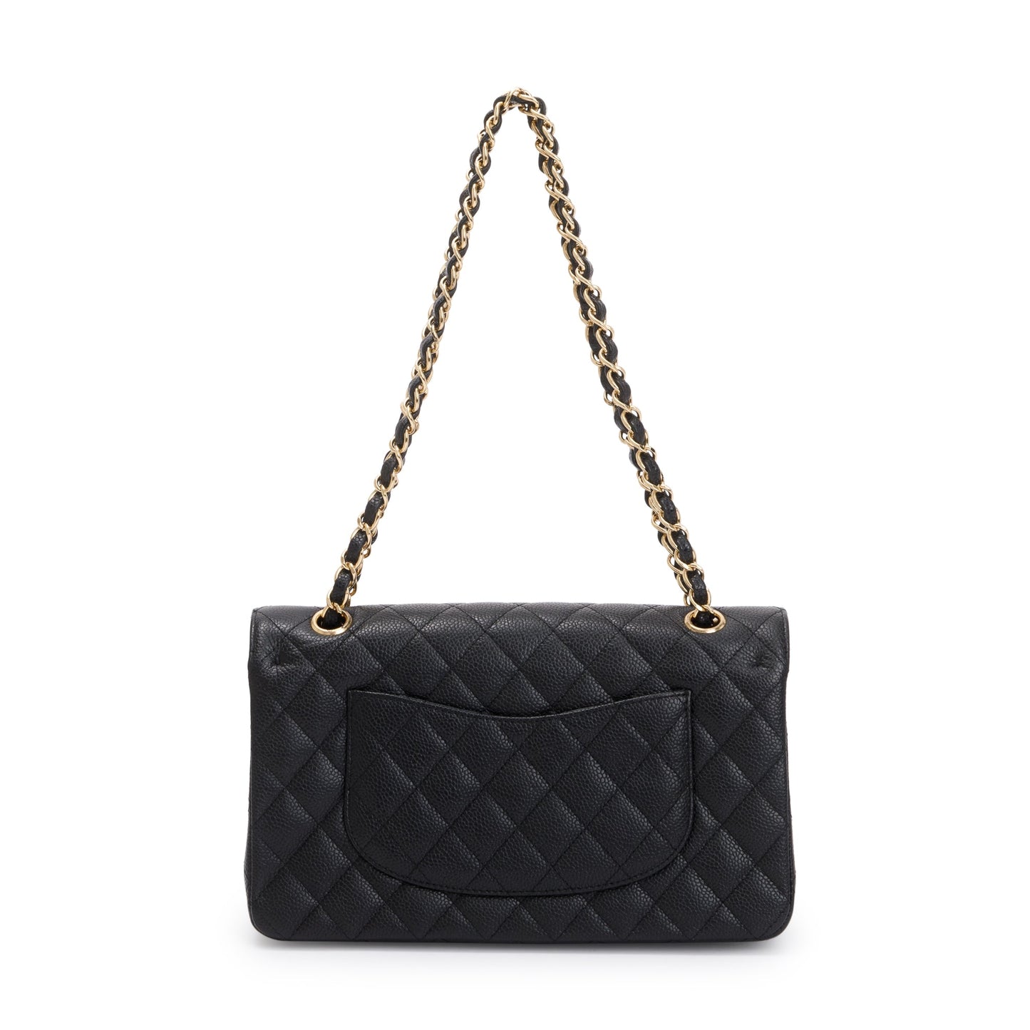 Chanel Black Caviar Classic Medium Double Flap Bag