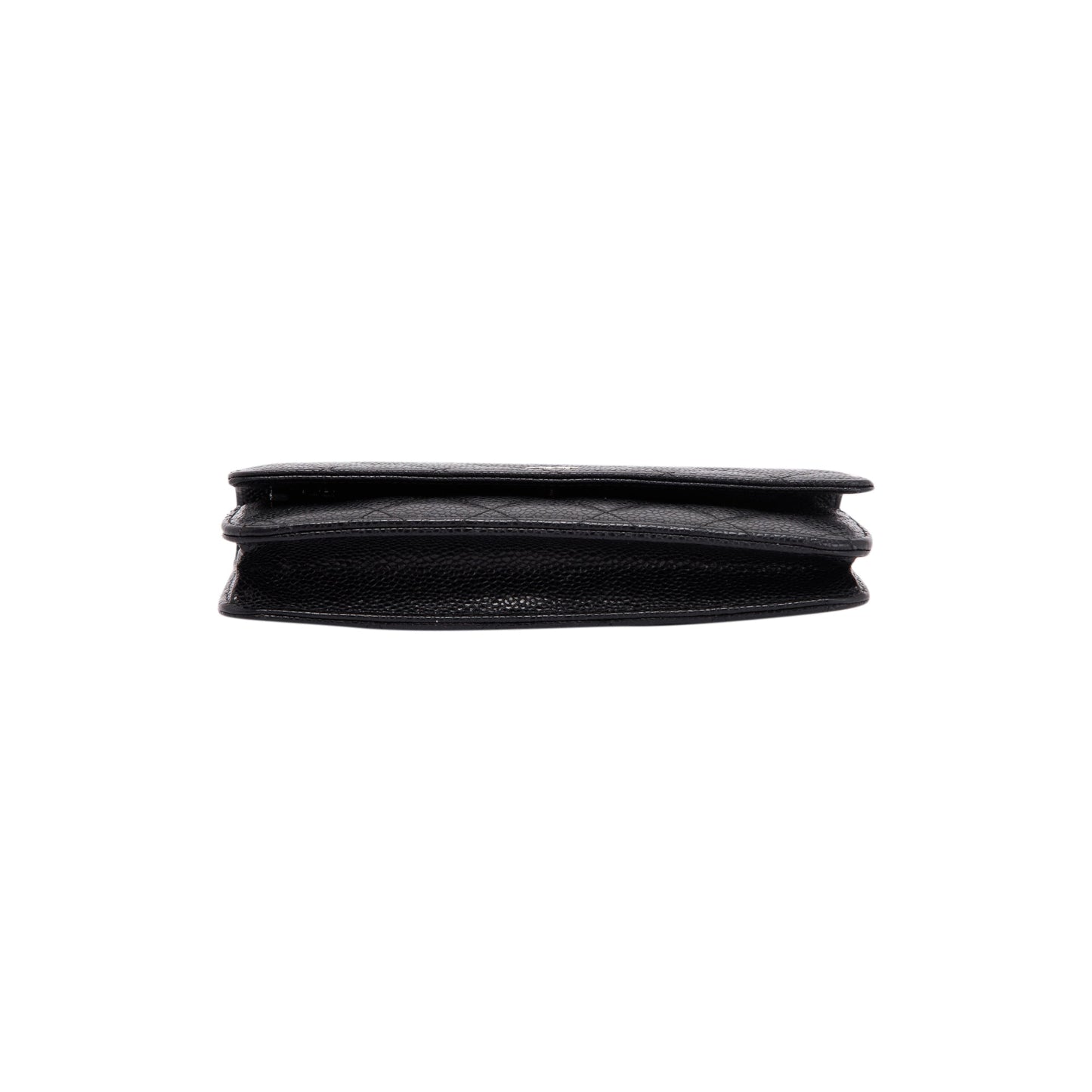 Chanel Black Caviar Classic Wallet on Chain