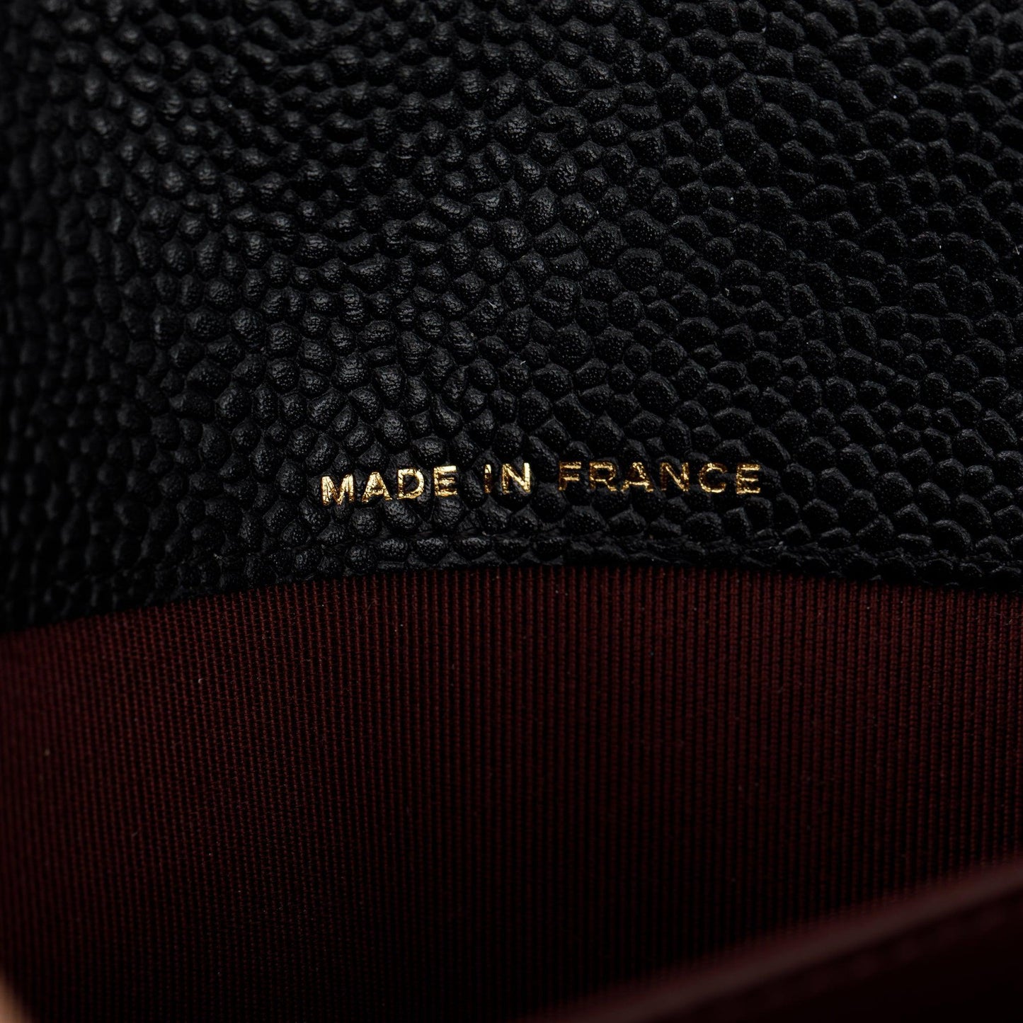 Chanel Black Caviar Leather Classic Long Flap Wallet