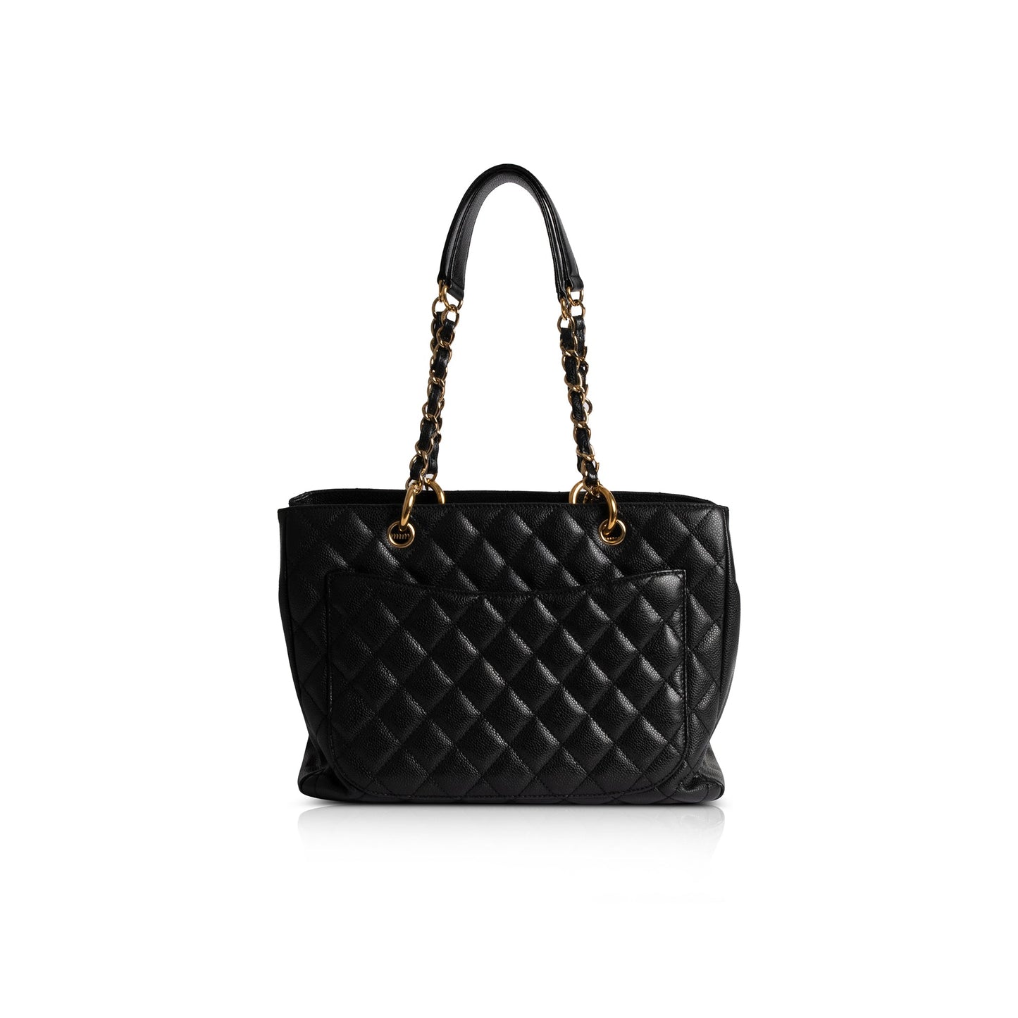 Chanel Black Caviar Leather Grand Shopping Tote (GST)