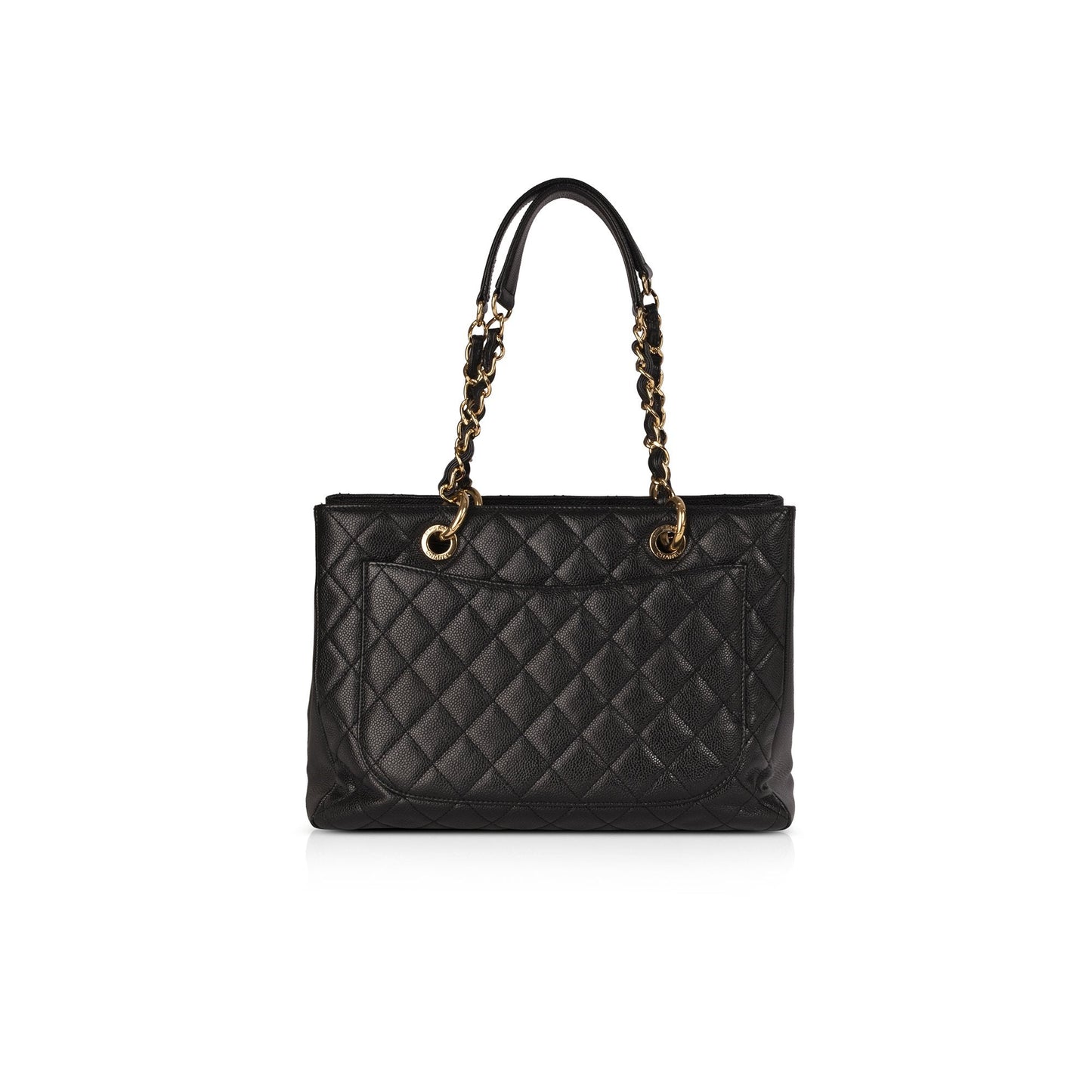 Chanel Black Caviar Leather Grand Shopping Tote (GST)