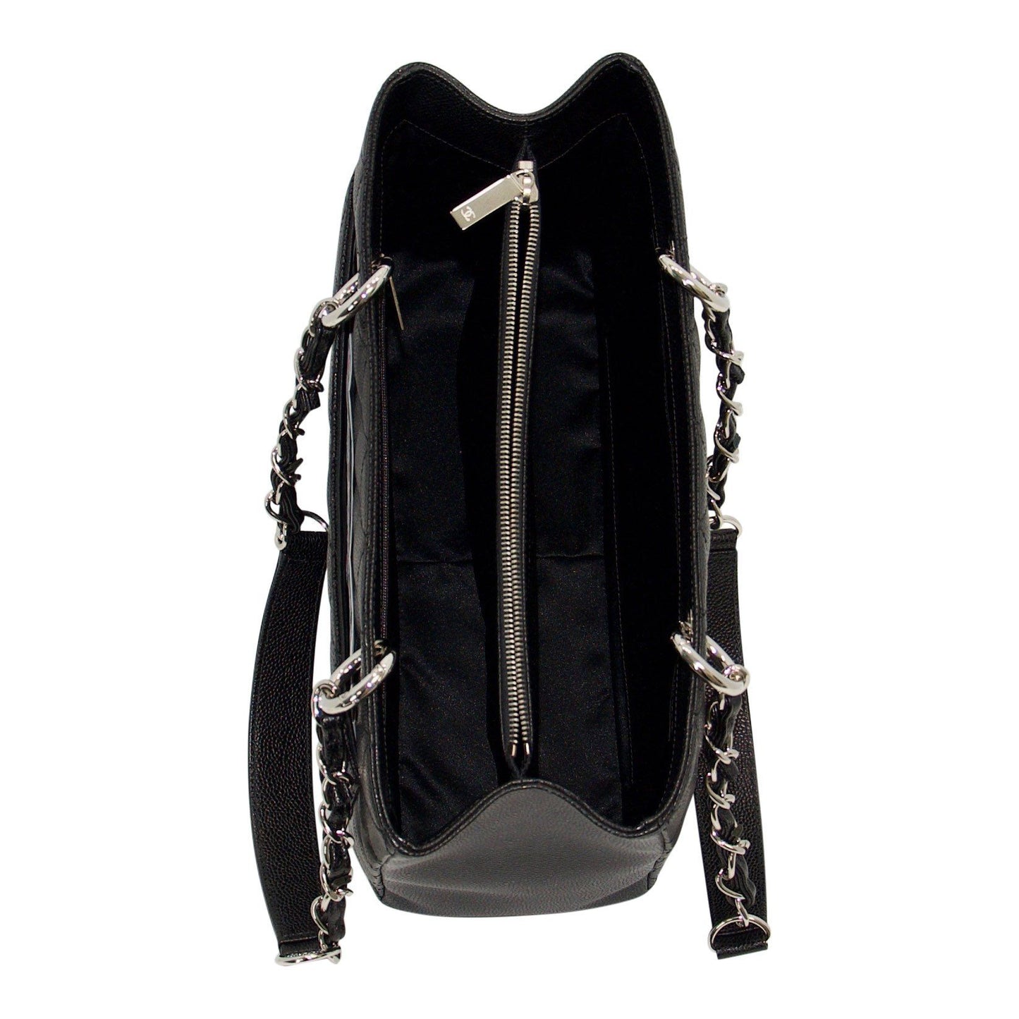 Chanel Black Caviar Leather Grand Shopping Tote (GST)