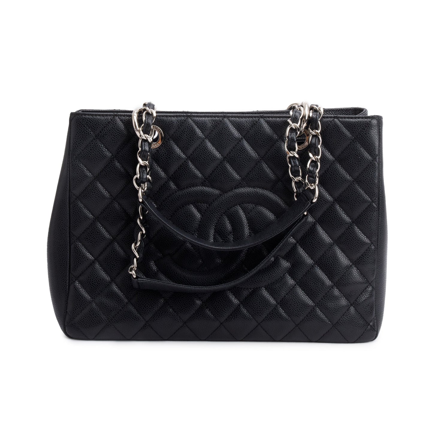 Chanel Black Caviar Leather Grand Shopping Tote (GST)