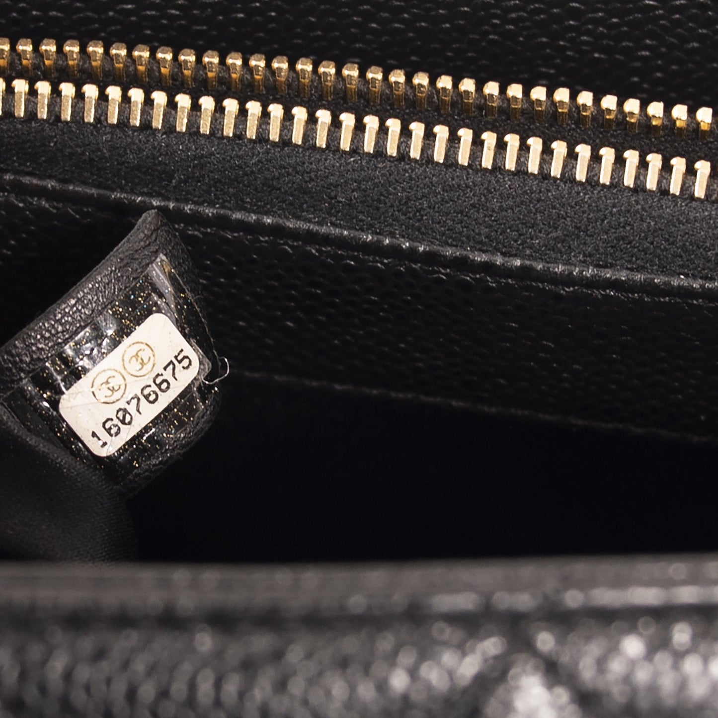Chanel Black Caviar Leather Grand Shopping Tote (GST)
