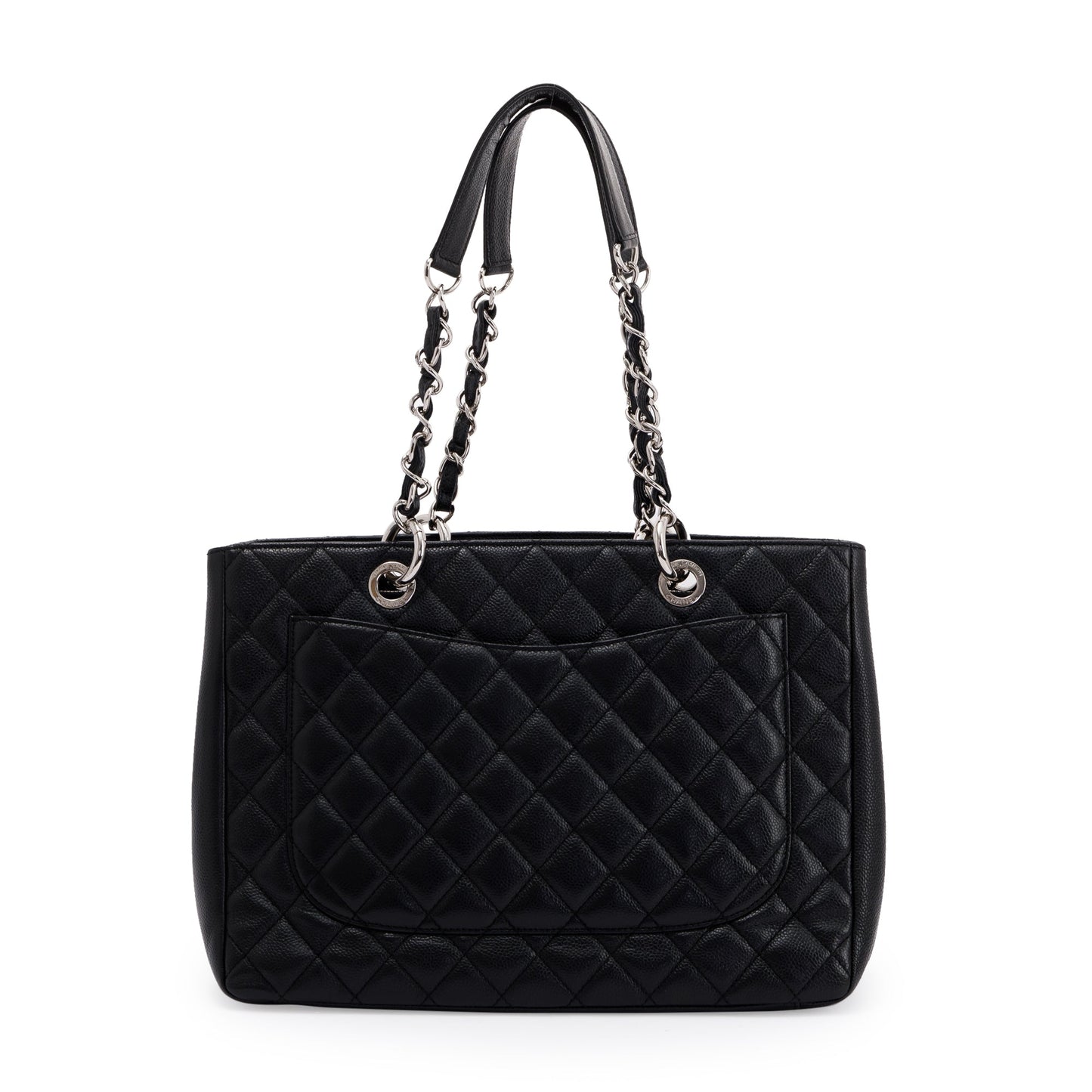 Chanel Black Caviar Leather Grand Shopping Tote (GST)