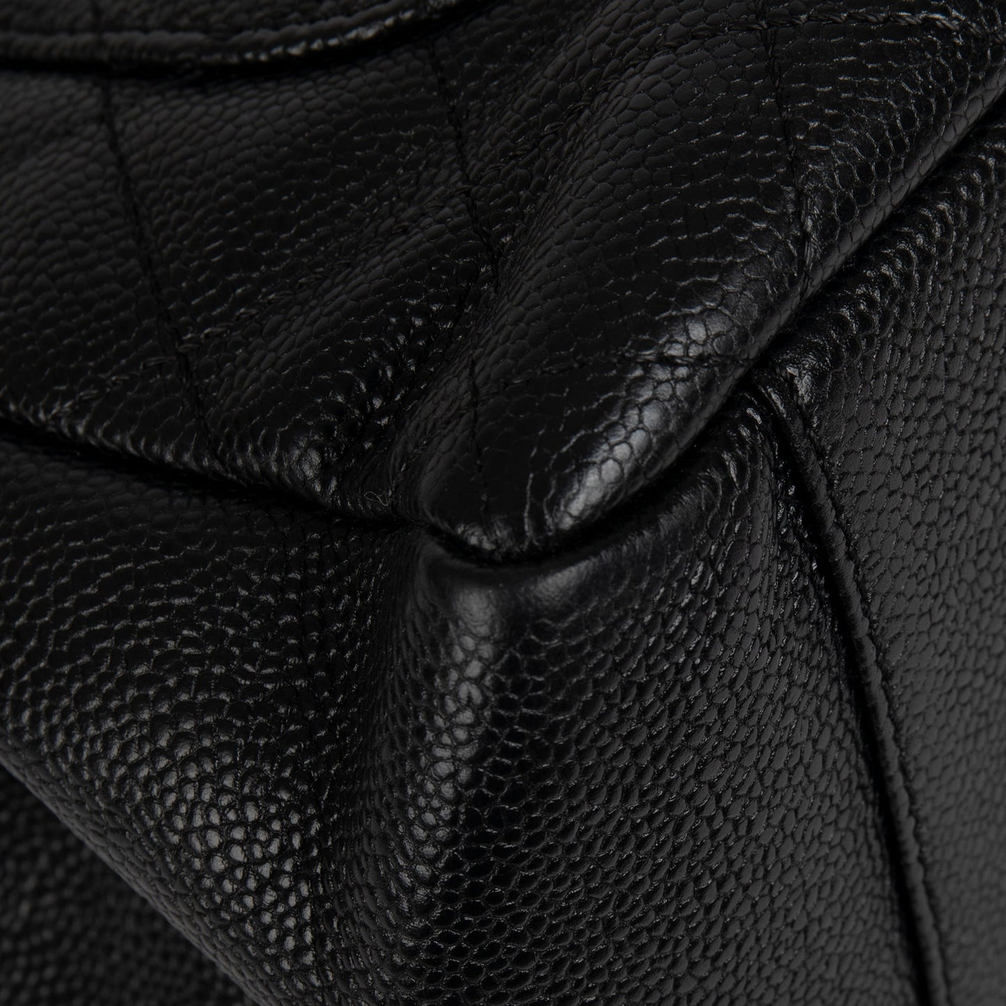 Chanel Black Caviar Leather Grand Shopping Tote (GST)