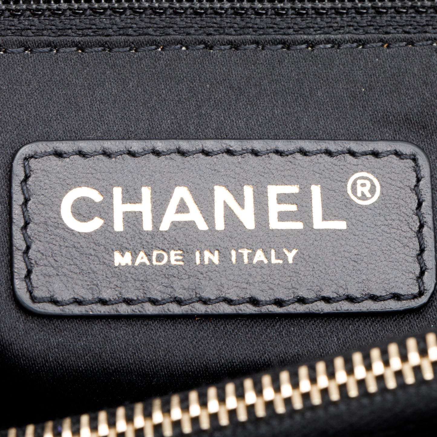 Chanel Black Caviar Leather Grand Shopping Tote (GST)