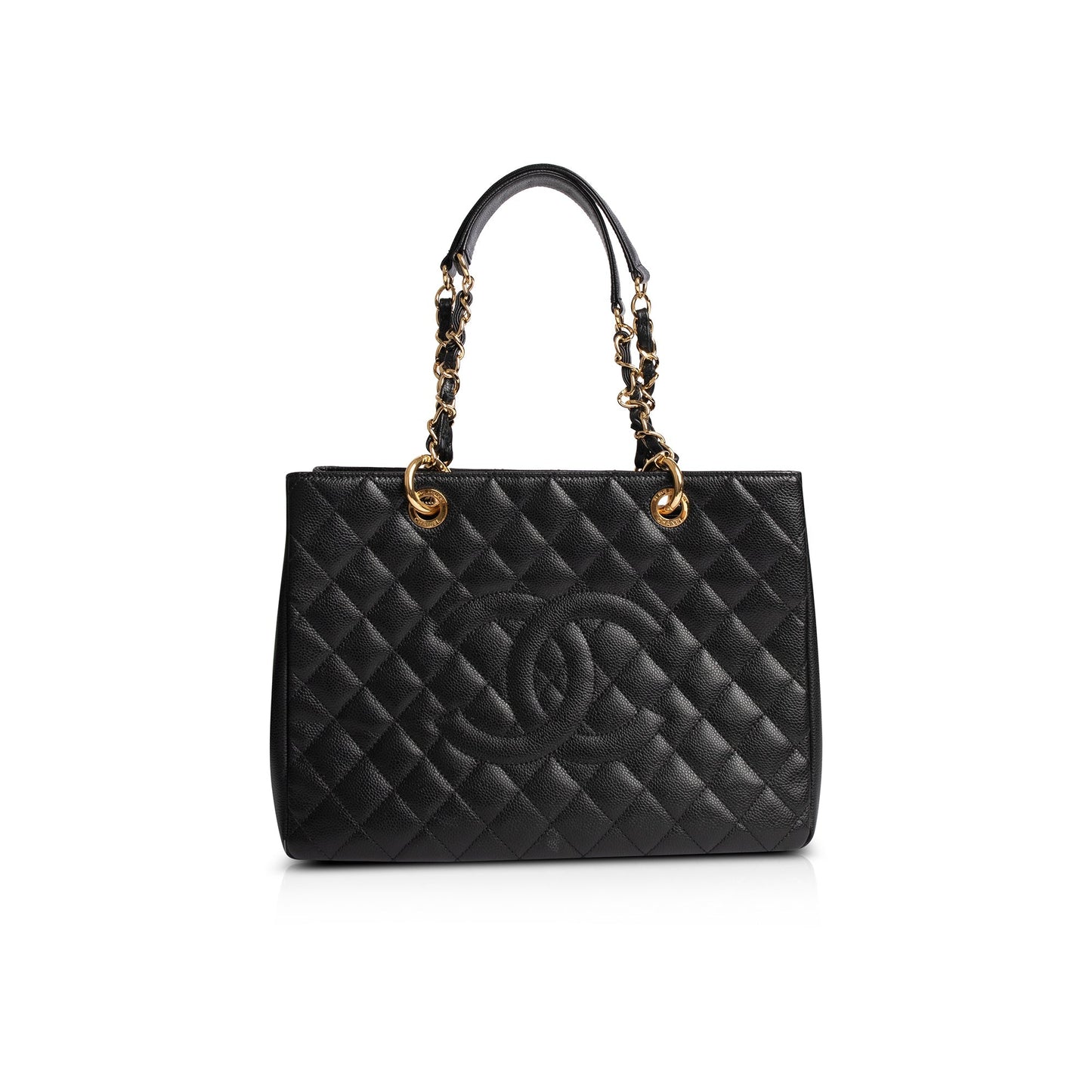 Chanel Black Caviar Leather Grand Shopping Tote (GST)