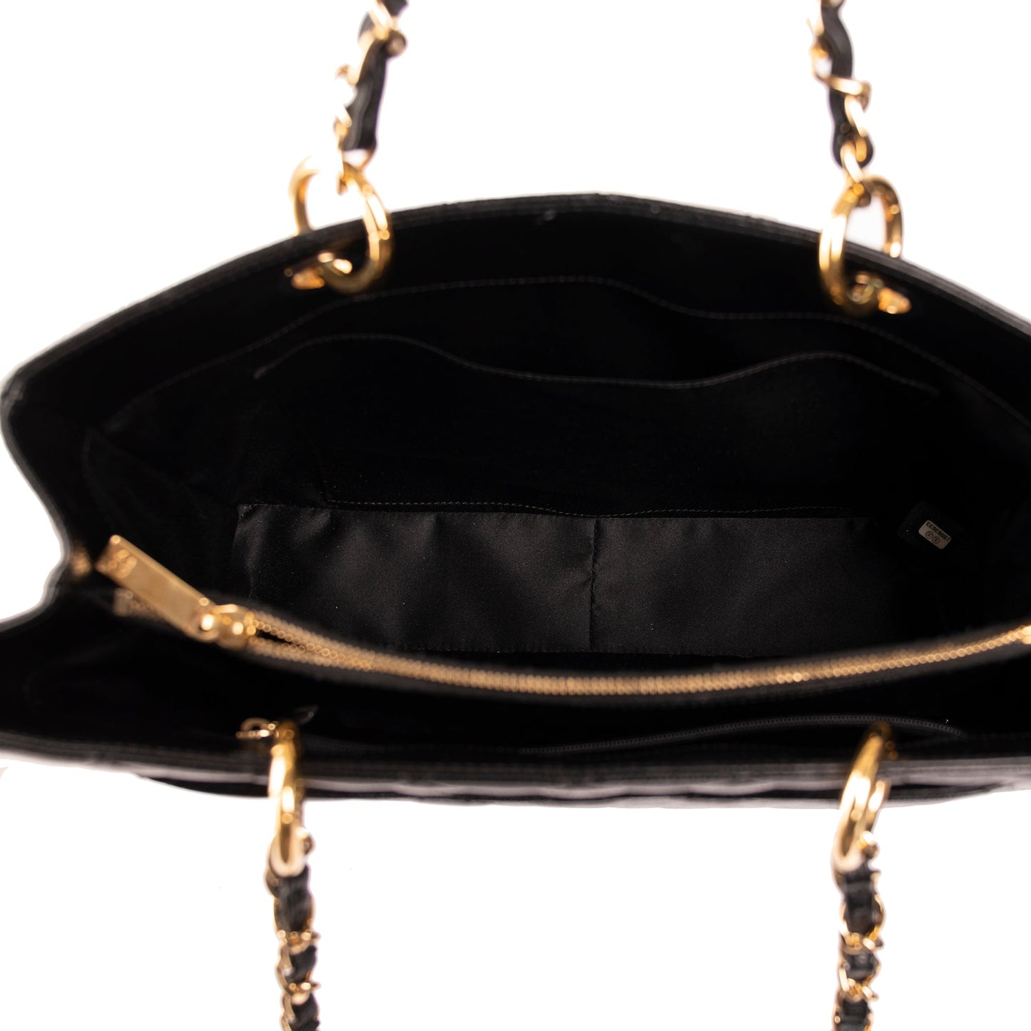 Chanel Black Caviar Leather Grand Shopping Tote (GST)