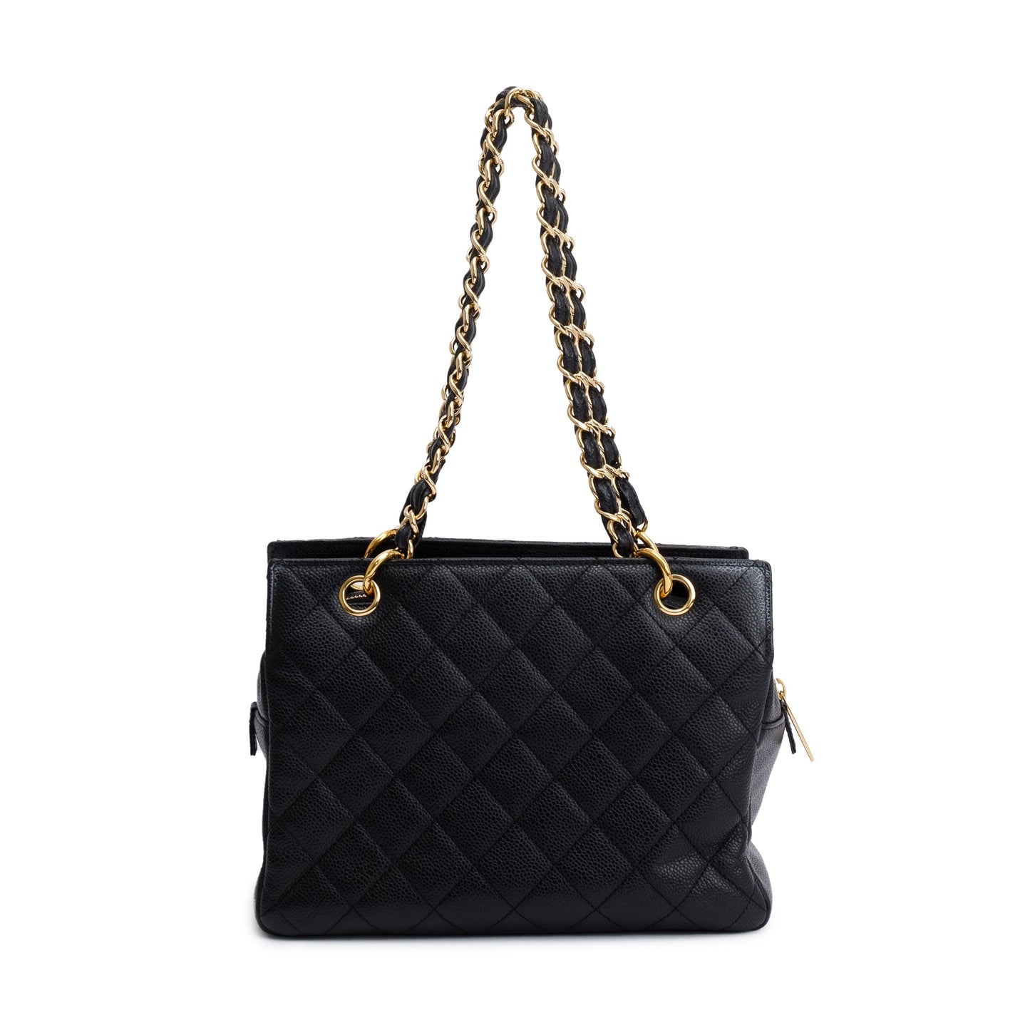 Chanel Black Caviar Leather Petite Timeless Tote