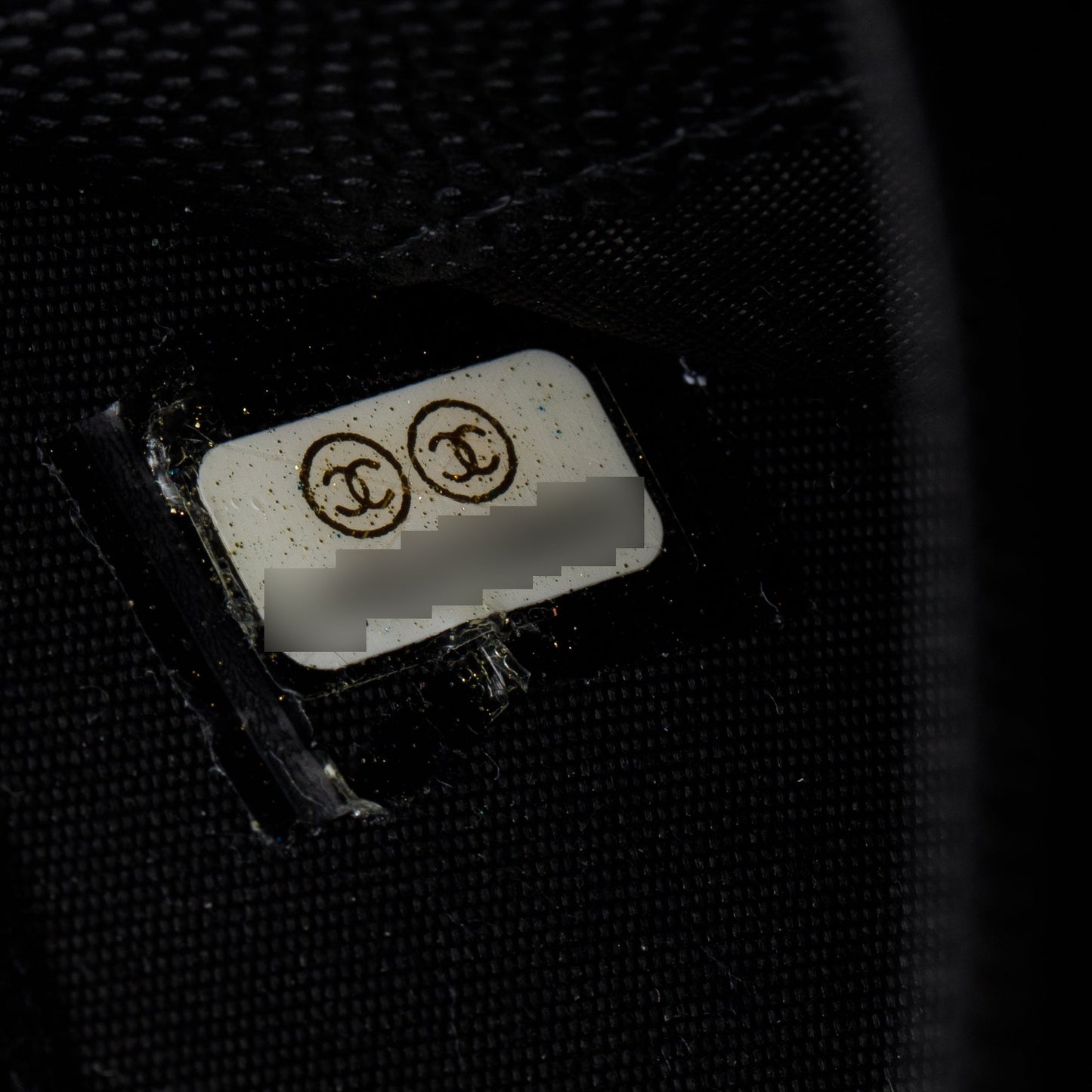 Chanel Black Caviar Leather Sevruga Wallet on Chain