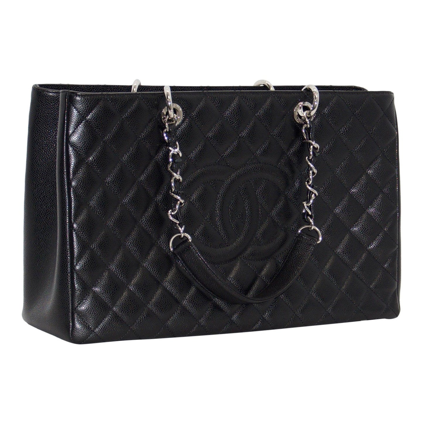 Chanel Black Caviar Leather XL Grand Shopping Tote (GST)