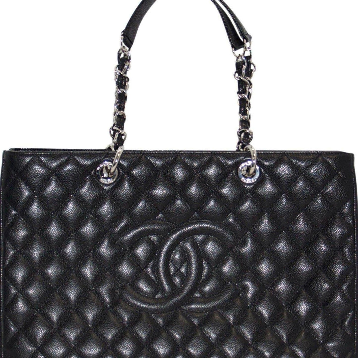 Chanel Black Caviar Leather XL Grand Shopping Tote (GST)