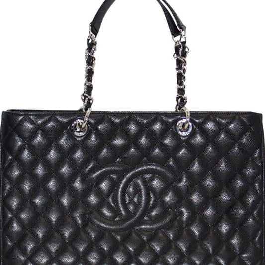 Chanel Black Caviar Leather XL Grand Shopping Tote (GST)