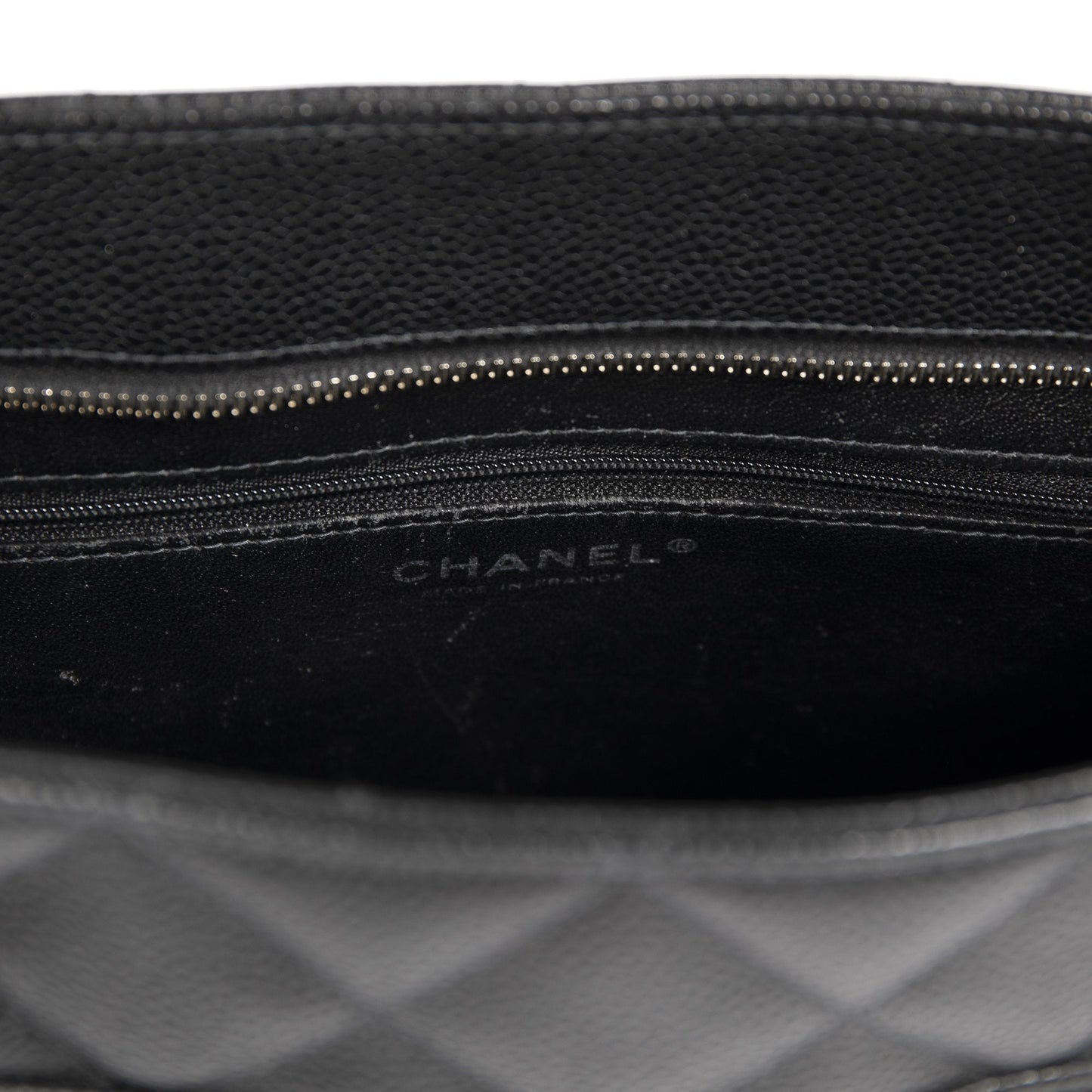 Chanel Black Caviar Medallion Tote